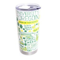 Interlocking UO, Neil, White, Tumblers, Metal, Home & Auto, Julia Gash, 708490